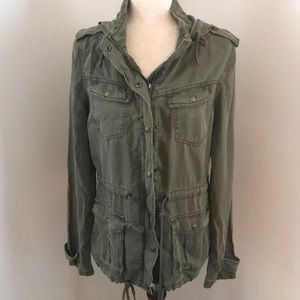 Military style jacket.
